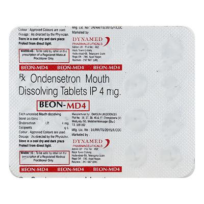 BEON MD 4 Tablet 20's - Vomitting/Emesis-Ant