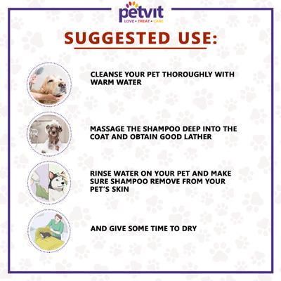 Petvit Anti Itch Shampoo - For All Breeds Dogs & Cats 1000 ml - Pet Grooming