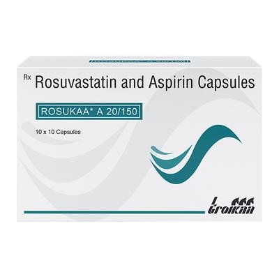 Rosukaa A 20/150mg Capsule 10'S - High Cholesterol-Dys