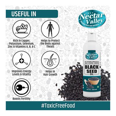 Nectar Valley Black Seed Oil 250 ml - Health Products