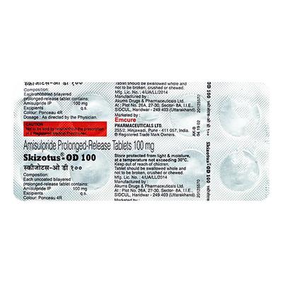 Skizotus OD 100mg Tablet 10'S - Schizophrenia-Aps