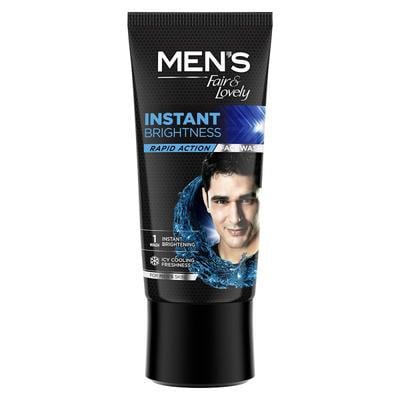Fair & Lovely Men's Instant Brightness Rapid Action Face Wash 50 gm - Face Wash & Cleansers