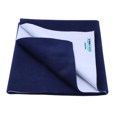 Cozymat Waterproof Bed Protector (Single Bed) - Navy Blue - Baby Bedding