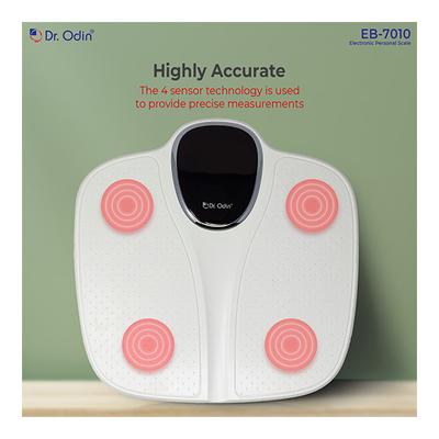 Dr. Odin Electronic Personal Weighing Scale - White (EB-7010) - Weighing Scale
