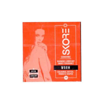 Skore Condoms - Warm 3's - Plain/Flavoured Condoms