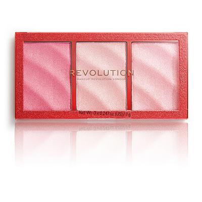 Revolution Precious Stone Highlighter Palette Ruby Crush 21 gm - Face Palettes