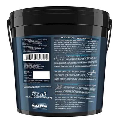 MuscleBlaze Whey Protein Powder - Rich Milk Chocolate 4 kg - Whey Proteins