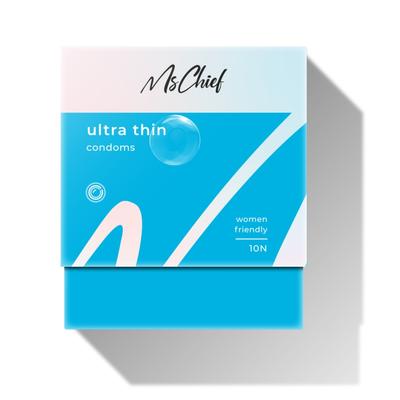MsChief Ultra Thin Condoms 10's - Plain/Flavoured Condoms