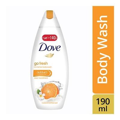 Dove Go Fresh Revitalize Body Wash - Mandarin & Tiare Flower Scent 190 ml - Shower Gels & Body Wash