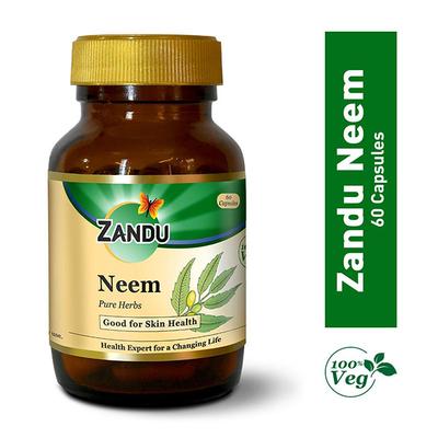 Zandu Neem Ayurvedic Veg Capsules 60's - Speciality Medicines
