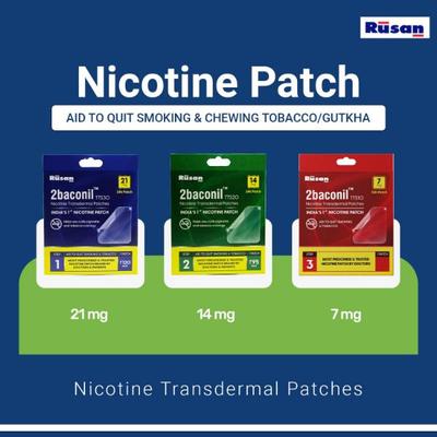 2baconil TTS30 21mg Nicotine Transdermal Patches - Nicotine Patch