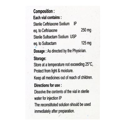 HERQUELEN SB 375 Injection 1's - Bacterial Infections-Cep