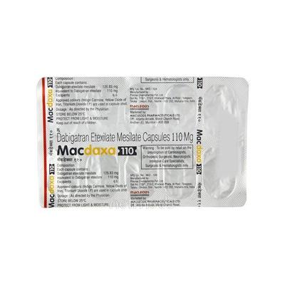 Macdaxa 110mg Capsule 10'S - Blood Clot-Ant