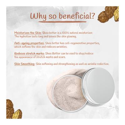 Nutriment Face & Body Scrub - Shea Butter 250 gm - Face Scrubs