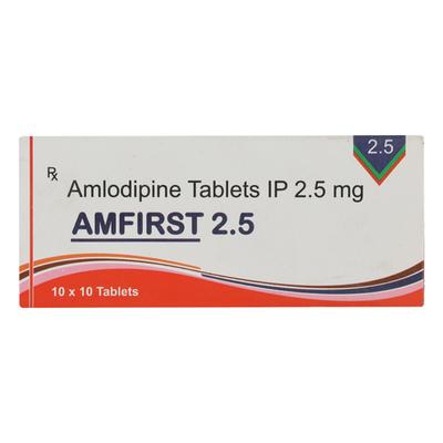 Amfirst 2.5mg Tablet 10'S - Hypertension-Cal