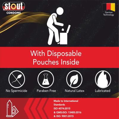 Stout Multitextured Feel The Magic Condoms 10's - Plain/Flavoured Condoms
