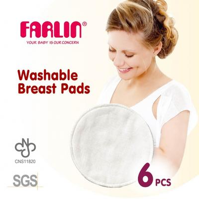 Farlin Washable Breast Pad 6's - Breast Feeding Tools