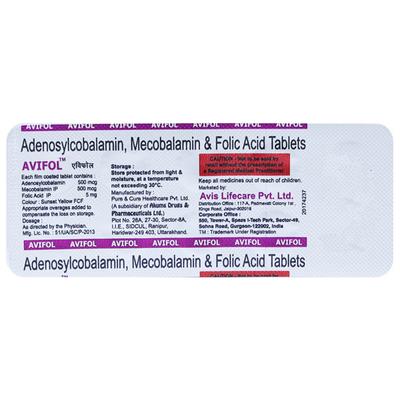 AVIFOL Tablet 10's - Supplements-Vam