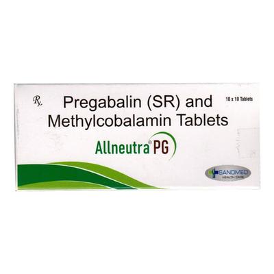 ALLNEUTRA PG Tablet 10's - Neuropathic Pain-Dru