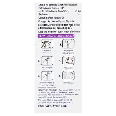 ORIDEX 50 Syrup 30ml - Bacterial Infections-Cep