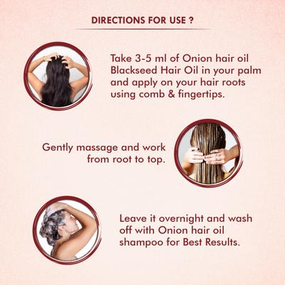 Sabates Hair Fall Control Onion Oil 200 ml - Hair Oils