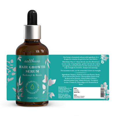 Satthwa Hair Growth Serum - Redensyl & Biotin 50 ml - Hair Serums