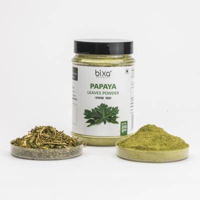 Bixa Botanical Papaya Leaves Powder 200 gm - Digestive Care