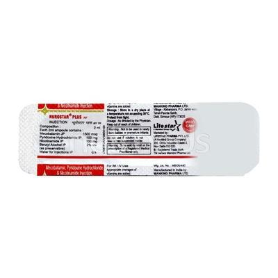 Nurostar Plus Injection 2ml - Supplements-Vam