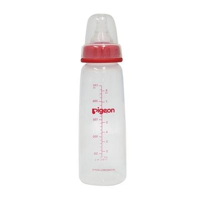 Pigeon Peristaltic Nursing Bottle Kpp Nipple (M) - Red 240 ml - Feeding & Nursing