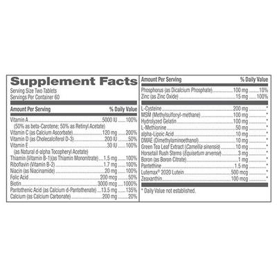 GNC Women's Hair Skin & Nails Formula Tablet 120's - Hair & Skin