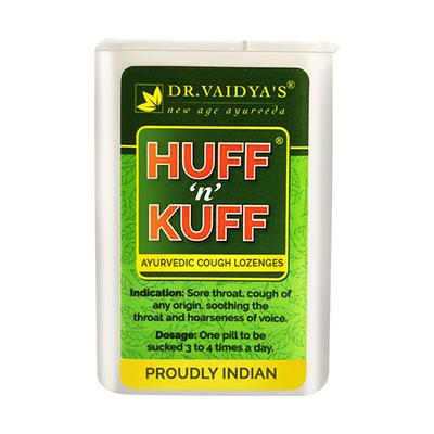 Dr.Vaidya's Huff N Kuff Lozenges 50's - Cough & Cold (Ayush)