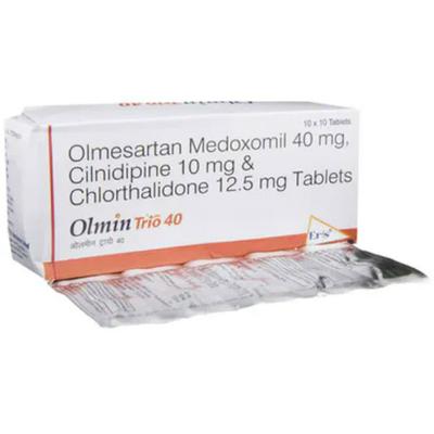 Omen Trio 40/12.5mg Tablet 10'S - Hypertension-Ang