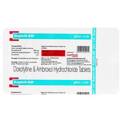 DUPHILL AM Tablet 10's - Asthma/COPD-Ast