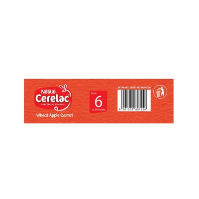 Nestle Cerelac Stage 1 (6 Months+) Powder - Wheat Apple Carrot 300 gm (Refill Pack) - Baby And Infant Supplements