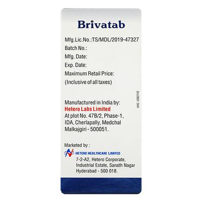 BRIVATAB Oral Solution 100ml - Epilepsy/Convulsion-Ant