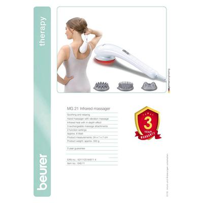 Beurer Infrared Body Massager (MG 21) - Massagers