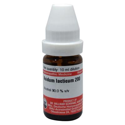 Dr. Willmar Schwabe Acidum Lacticum 200 CH Drops 10 ml - Homeopathic Drops