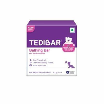 TEDIBAR BATHING Bar 2X100gm - Baby Soap