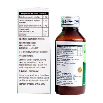 Zys-Co-Vir Ayush Kwath Immunity Booster Liquid - Menthol Flavour 100 ml - Vitamin C