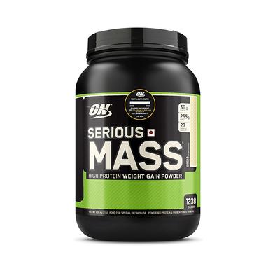 Optimum Nutrition (ON) Serious Mass Powder - Vanilla Flavour 3 lb - Workout Essentials