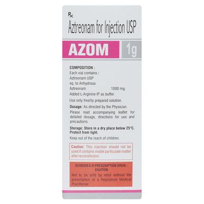 Azom 1gm Injection 1's - Bacterial Infections-OBL