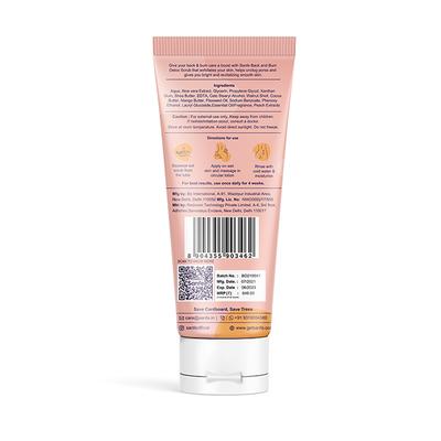 Sanfe Back & Bum Detox Scrub - Cocoa Butter & Peach Extracts 100 gm - Scrubs & Exfoliants