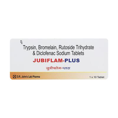Jubiflam Plus Tablet 10'S - Pain relief-Ant
