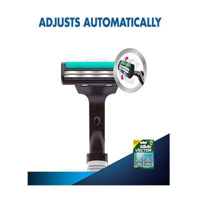 Gillette Vector+ Cartridges 4's - Razors &amp; Cartridges