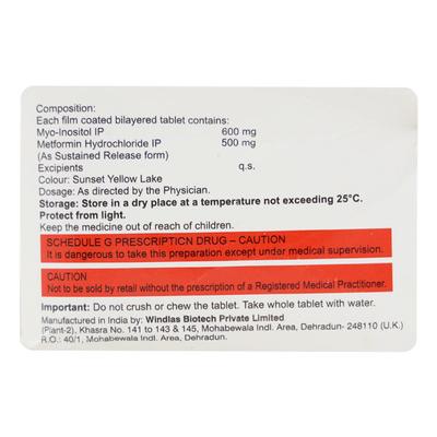 Metital Tablet 10'S - Diabetes-Ant