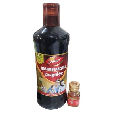 Dabur Dashmularishta Syrup 455 ml with Free Dabur Honey 20 gm - Speciality Medicines
