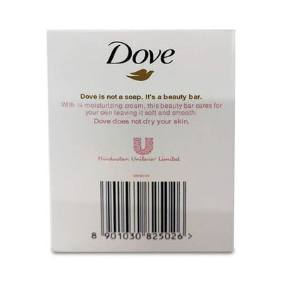Dove Pink & Rosa Beauty Bathing Bar Soap 125 gm (Buy 4 Get 1 Free) - Soaps