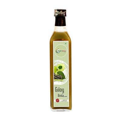 Nutriorg Giloy Amla Juice 500 ml - Ayurvedic Juices