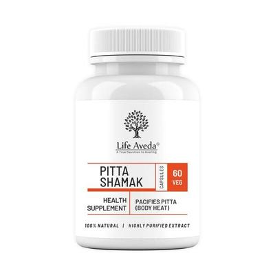 Life Aveda Pitta Shamak Veg Capsule 60's - Speciality Medicines