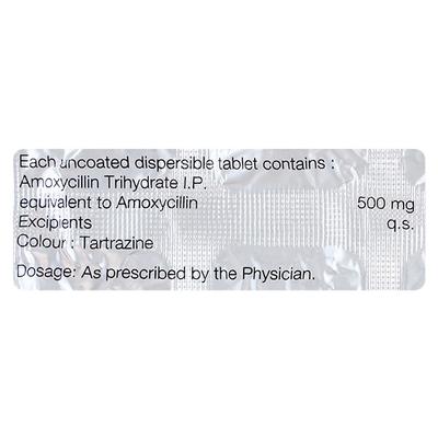 Megamox DT 500mg Tablet 10'S - Bacterial Infections-Pen